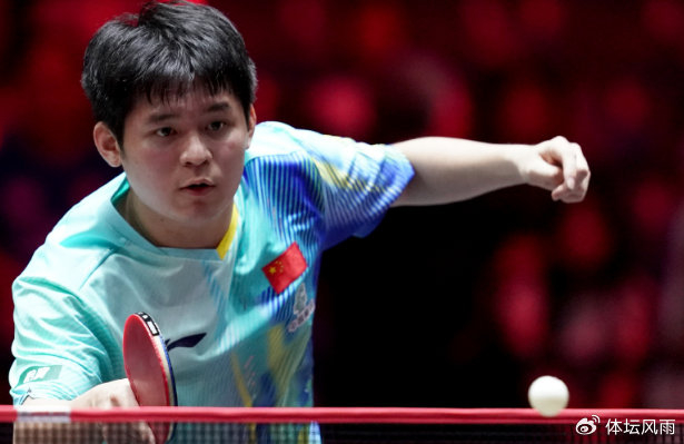 林诗栋苦战六局不敌勒布伦 法国新星爆冷晋级四